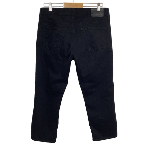 AG Adriano Goldschmied Tellis Jeans Mens Black Cropped Inseam 25” - Picture 4 of 9